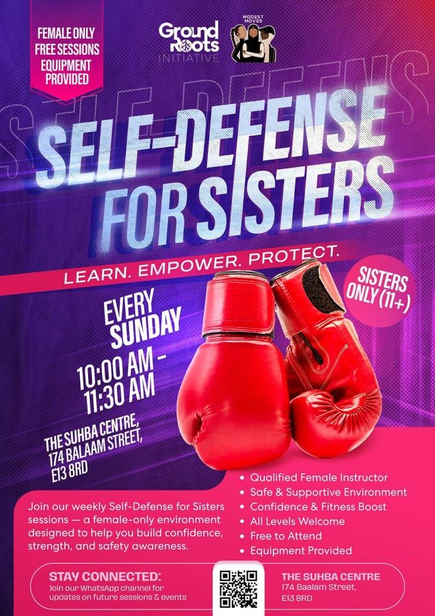 Self-Defence for Sisters, Every Sunday